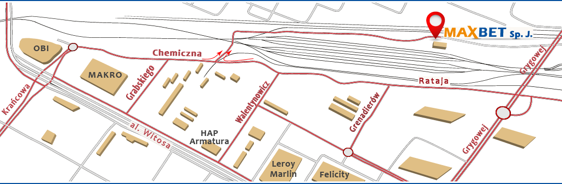 Maxbet Lublin - mapa dojazdu - desktop